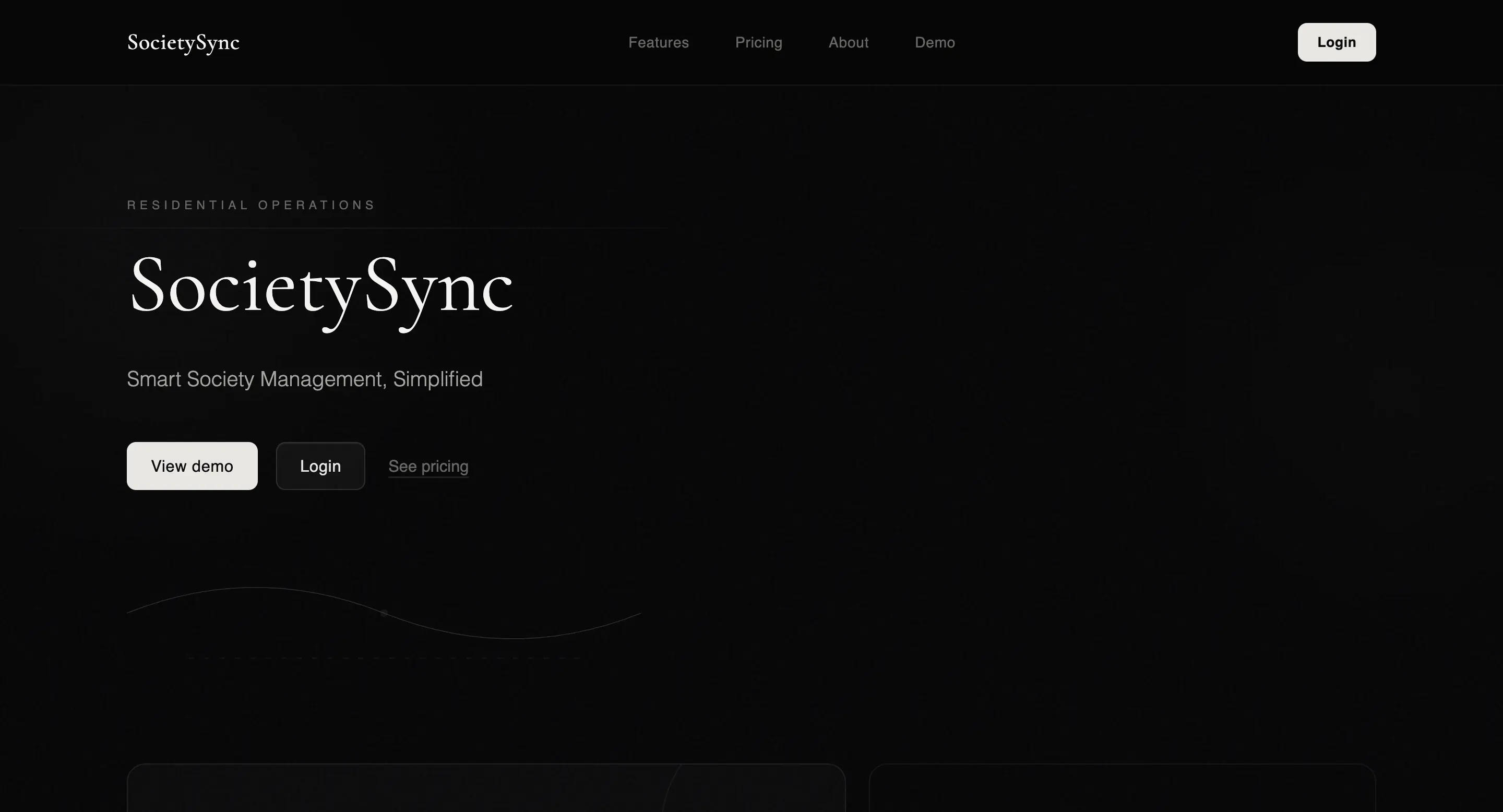 Role based society management platform with ticketing and admin workflows